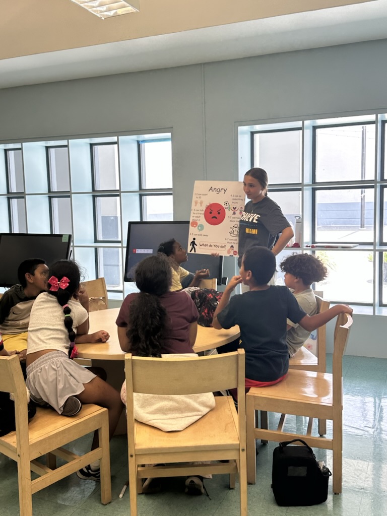 Workshop activity with elementary students
